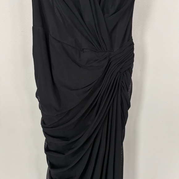 Tadashi Vintage Black Maxi Length Formal Dress Size L - Picture 4 of 11